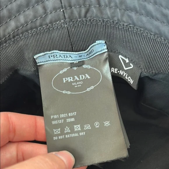 Prada Black Bucket Hat - Picture 2 of 7